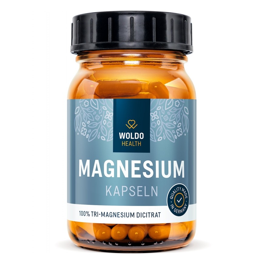Tri-Magnesium dicitrát (Hořčík)  -120 kapslí (WHOLDOHEALTH)