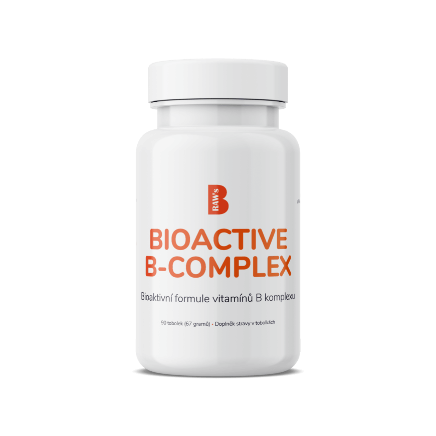 Bioaktivní B-Komplex - 90 kapslí (Raw´s)