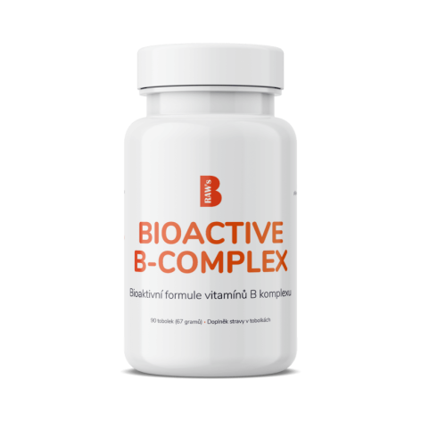 Bioaktivní B-Komplex - 90 kapslí (Raw´s)