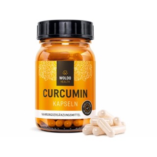 Curcumin s Piperinem -120 kapslí (WHOLDOHEALTH)